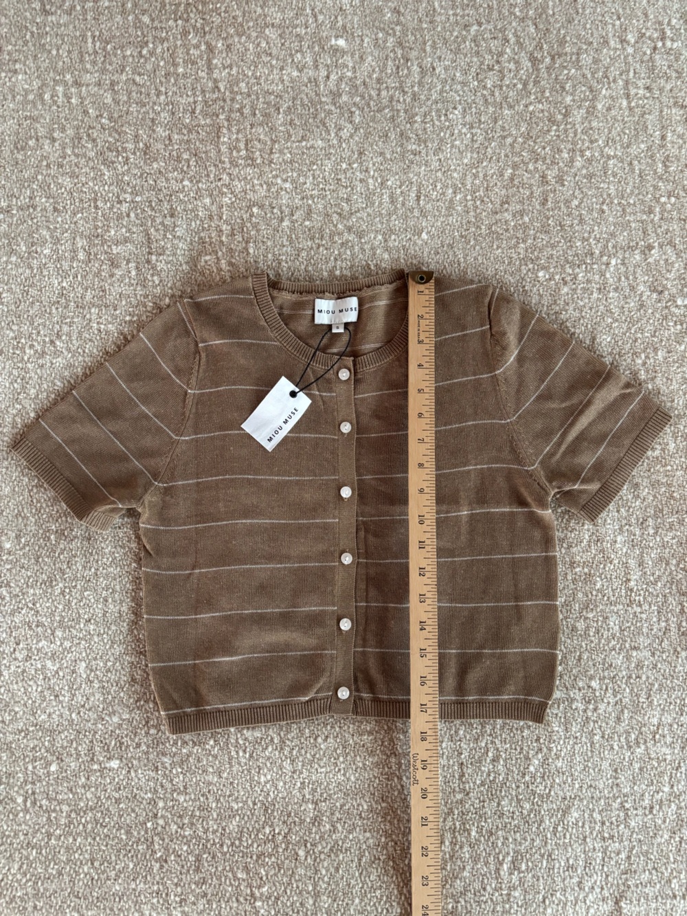 NWT Linen Blend Cardigan Set - Picture 5 of 12